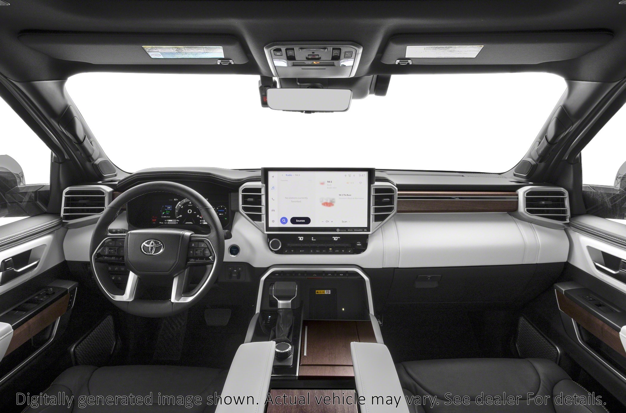 2025 Toyota Tundra Hybrid 4x4 Crewmax Capstone Hybrid Interior Shot 6