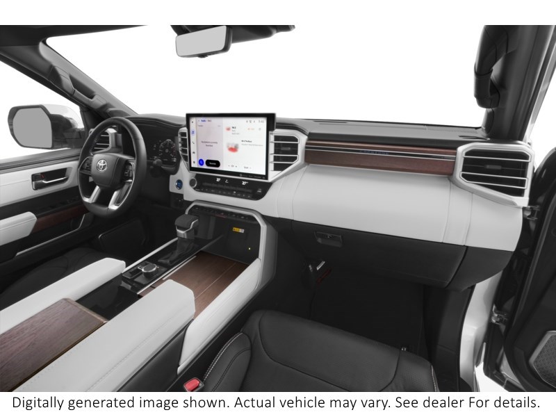 2025 Toyota Tundra Hybrid 4x4 Crewmax Capstone Hybrid Interior Shot 1