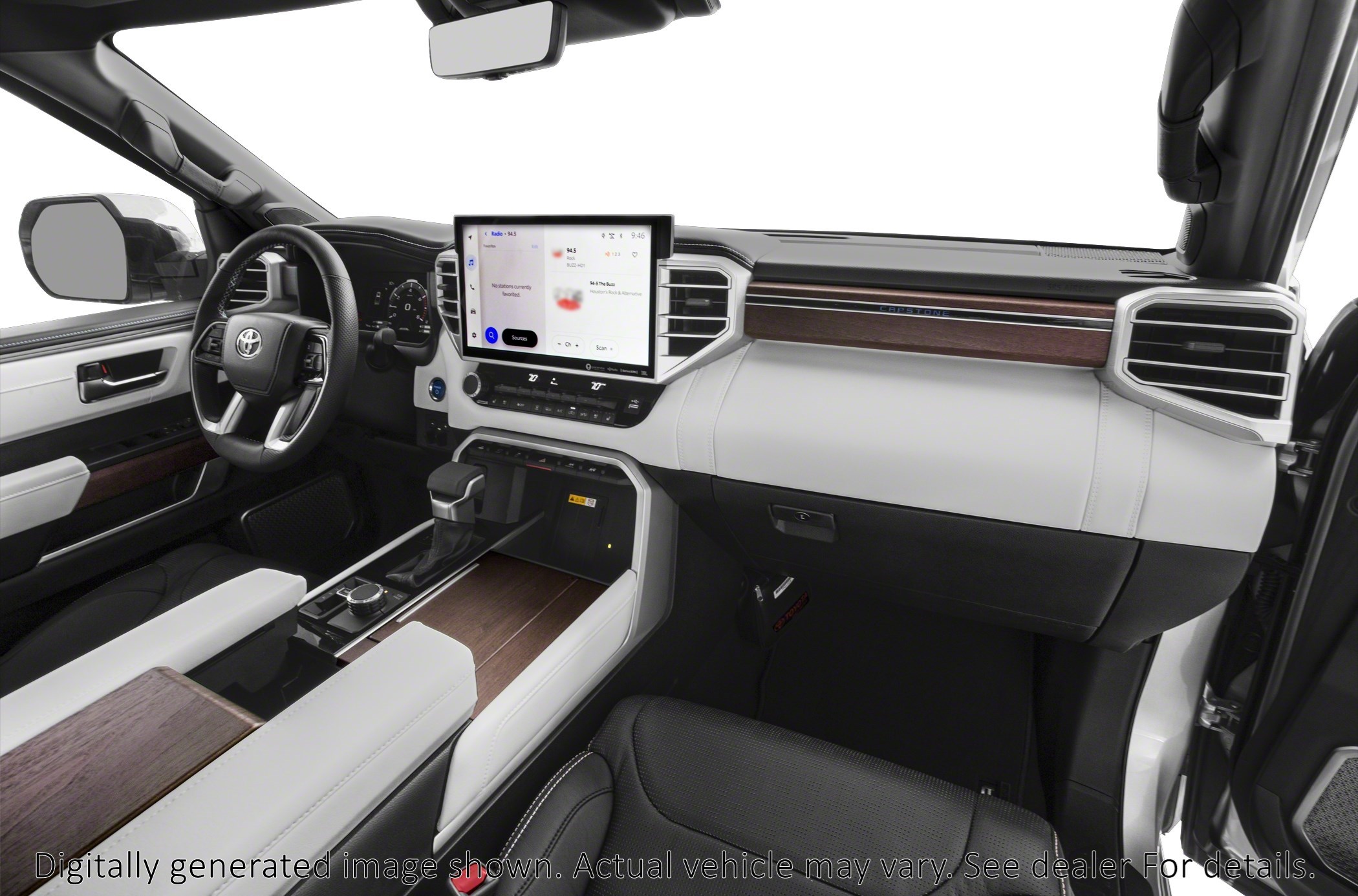 2025 Toyota Tundra Hybrid 4x4 Crewmax Capstone Hybrid Interior Shot 1