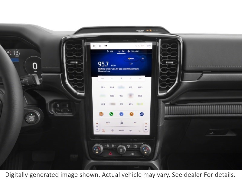 2025 Ford Ranger LARIAT | 4X4 | 2.7L | FX4 | BLK PK | TOW PKG Interior Shot 2