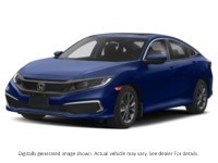 2020 Honda Civic EX w/New Wheel Design CVT Aegean Blue Metallic  Shot 1