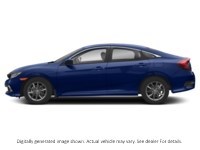 2020 Honda Civic EX w/New Wheel Design CVT Aegean Blue Metallic  Shot 5