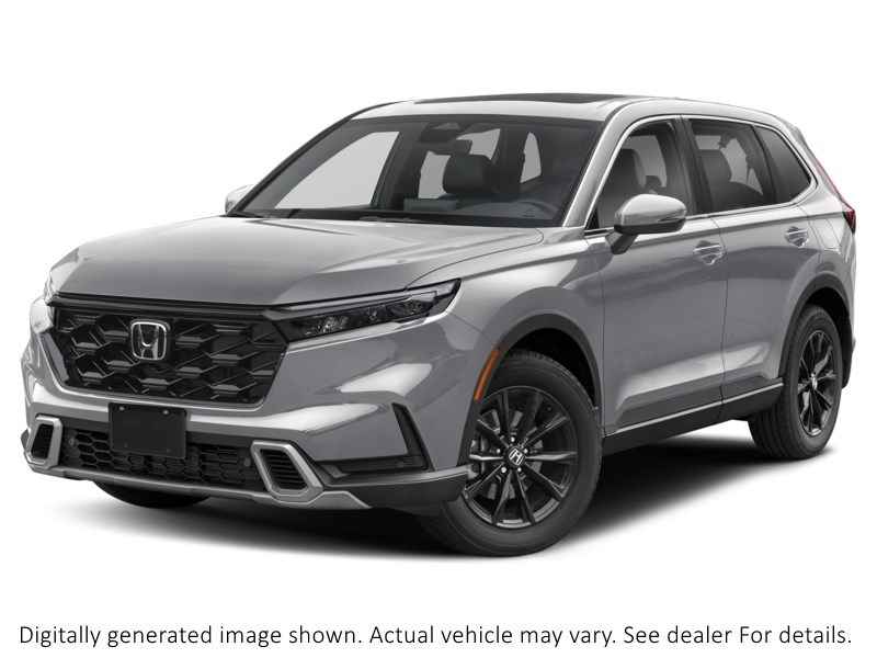 2025 HONDA CR-V HYBRID EX-L AWD Solar Reflection Silver Metallic  Shot 4