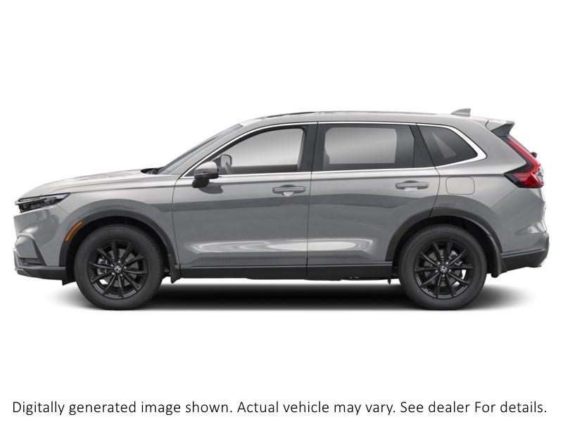 2025 HONDA CR-V HYBRID EX-L AWD Solar Reflection Silver Metallic  Shot 5