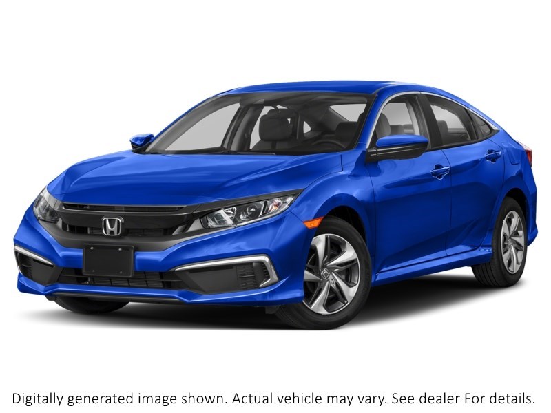 2019 Honda Civic LX CVT Aegean Blue Metallic  Shot 1