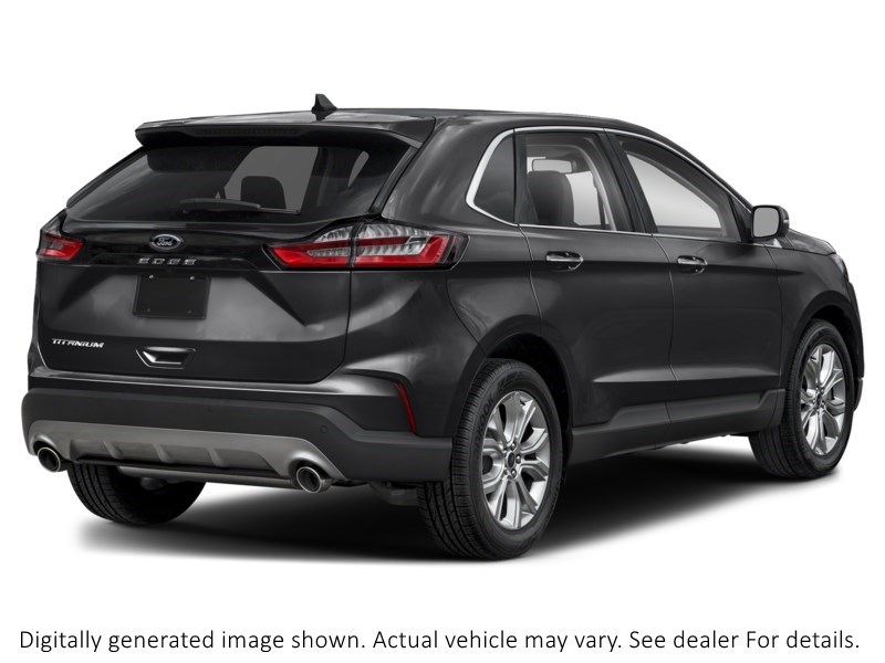 2023 Ford Edge Titanium AWD Agate Black Metallic  Shot 2
