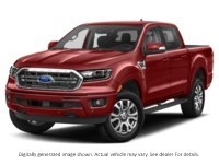 2022 Ford Ranger LARIAT 4WD SuperCrew 5' Box Hot Pepper Red Tinted Clearcoat Metallic  Shot 4