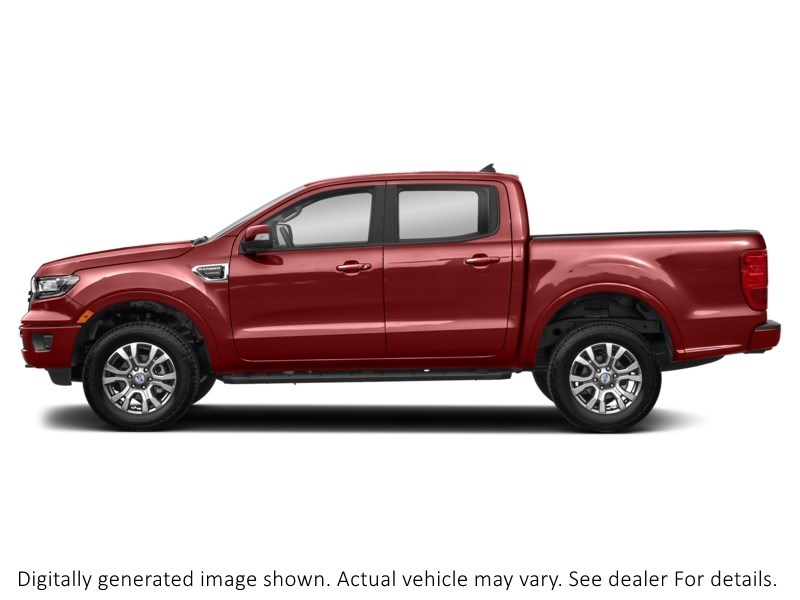 2022 Ford Ranger LARIAT 4WD SuperCrew 5' Box Hot Pepper Red Tinted Clearcoat Metallic  Shot 5