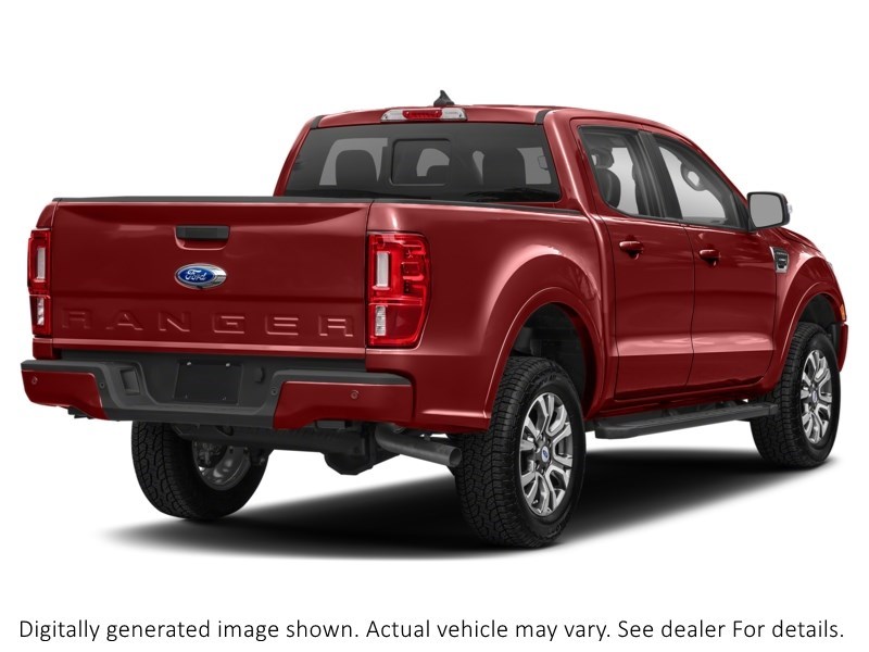 2022 Ford Ranger LARIAT 4WD SuperCrew 5' Box Hot Pepper Red Tinted Clearcoat Metallic  Shot 6