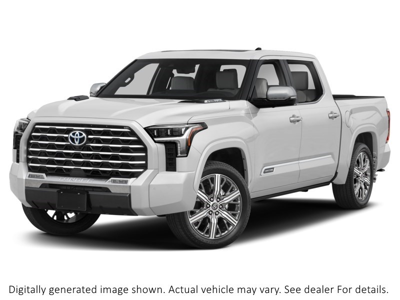 2025 Toyota Tundra Hybrid 4x4 Crewmax Capstone Hybrid Wind Chill Pearl  Shot 4