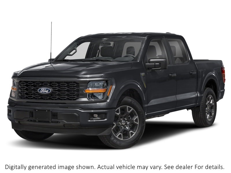 2025 FORD F-150 STX 4WD SUPERCREW 5.5' BOX Agate Black Metallic  Shot 4