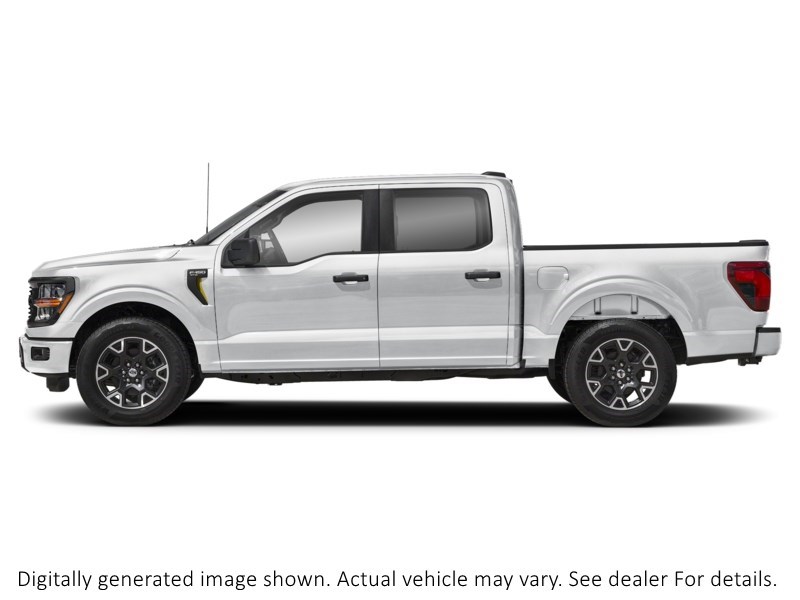 2025 FORD F-150 STX 4WD SUPERCREW 5.5' BOX Space White Metallic  Shot 3