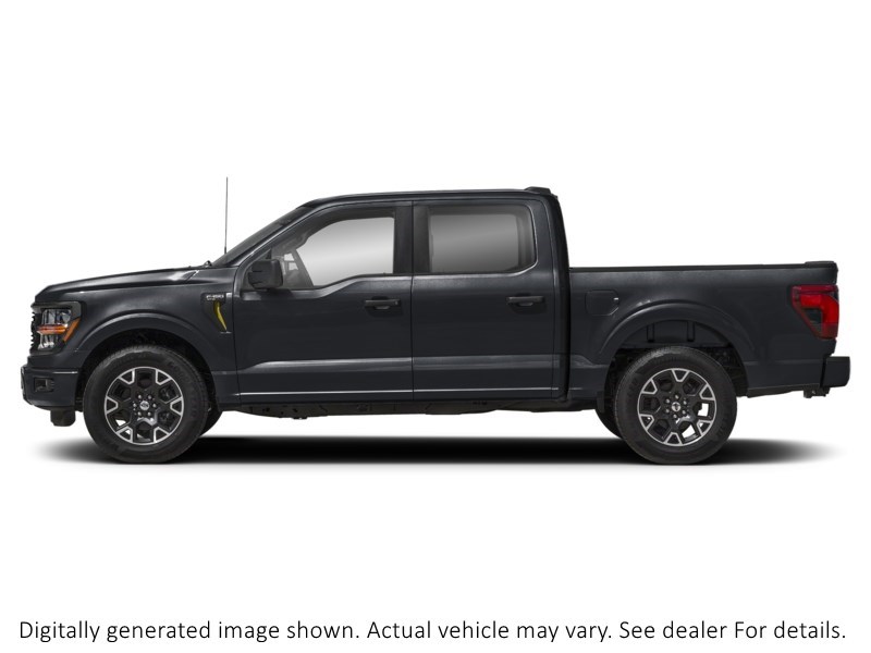 2025 FORD F-150 STX 4WD SUPERCREW 5.5' BOX Agate Black Metallic  Shot 5
