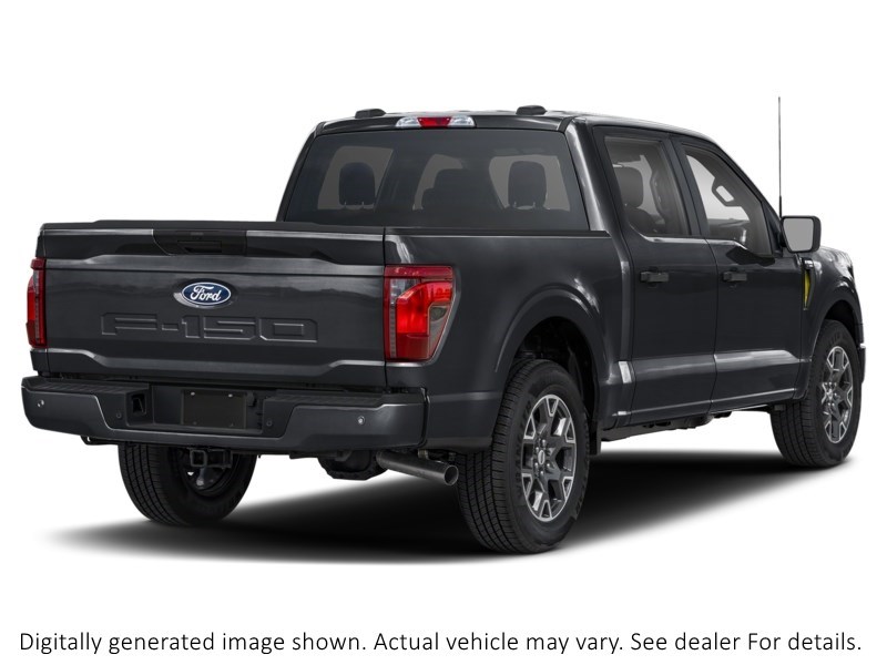 2025 FORD F-150 STX 4WD SUPERCREW 5.5' BOX Agate Black Metallic  Shot 2