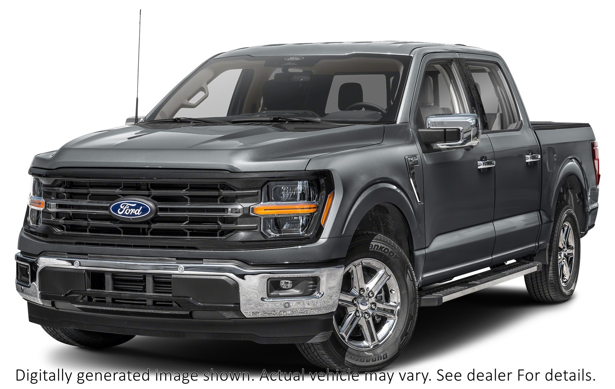 2025 Ford F-150 XLT | 4X4 | 2.7L |302A |BLK PKG PLUS |BED UTL |20s Carbonized Grey Metallic  Shot 1
