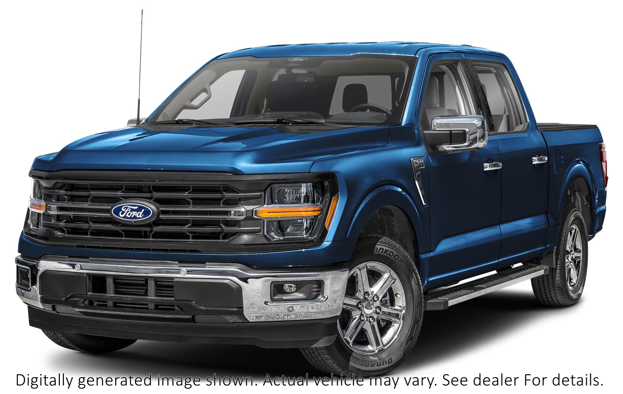 2025 Ford F-150 XLT | 4X4 |HYBIRD |302A |BLK PK PLUS |FX4 |BED UTL Antimatter Blue Metallic  Shot 1