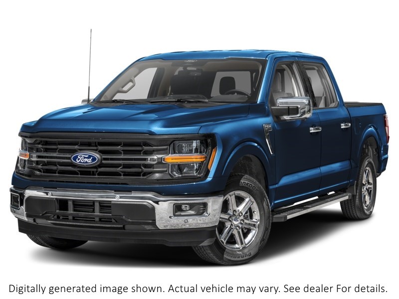 2025 Ford F-150 XLT | 4X4 |HYBIRD |302A |BLK PK PLUS |FX4 |BED UTL Antimatter Blue Metallic  Shot 1
