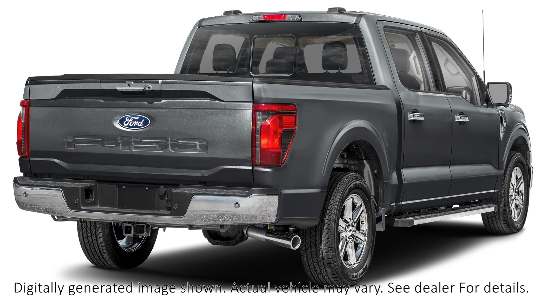 2025 Ford F-150 XLT | 4X4 | 2.7L |302A |BLK PKG PLUS |BED UTL |20s Carbonized Grey Metallic  Shot 2