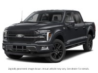 2025 FORD F-150 PLATINUM 4WD SUPERCREW 5.5' BOX Agate Black Metallic  Shot 1
