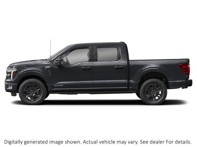 2025 FORD F-150 PLATINUM 4WD SUPERCREW 5.5' BOX Agate Black Metallic  Shot 3