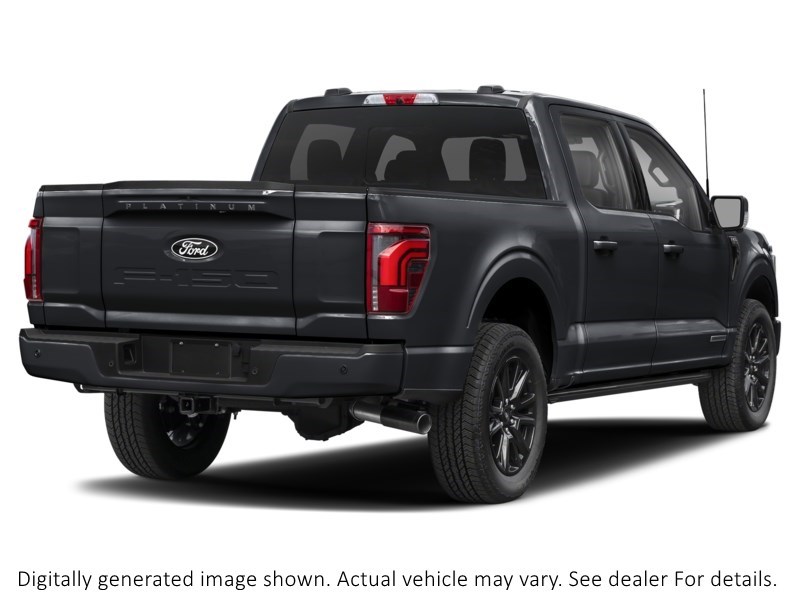 2025 FORD F-150 PLATINUM 4WD SUPERCREW 5.5' BOX Agate Black Metallic  Shot 6