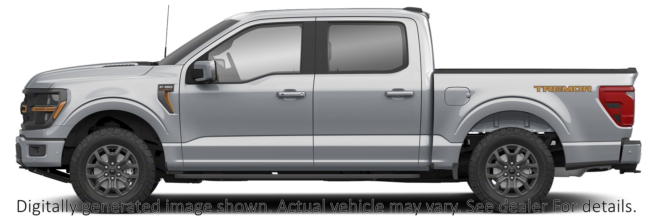 2025 FORD F-150 TREMOR 4WD SUPERCREW 5.5' BOX Iconic Silver Metallic  Shot 4