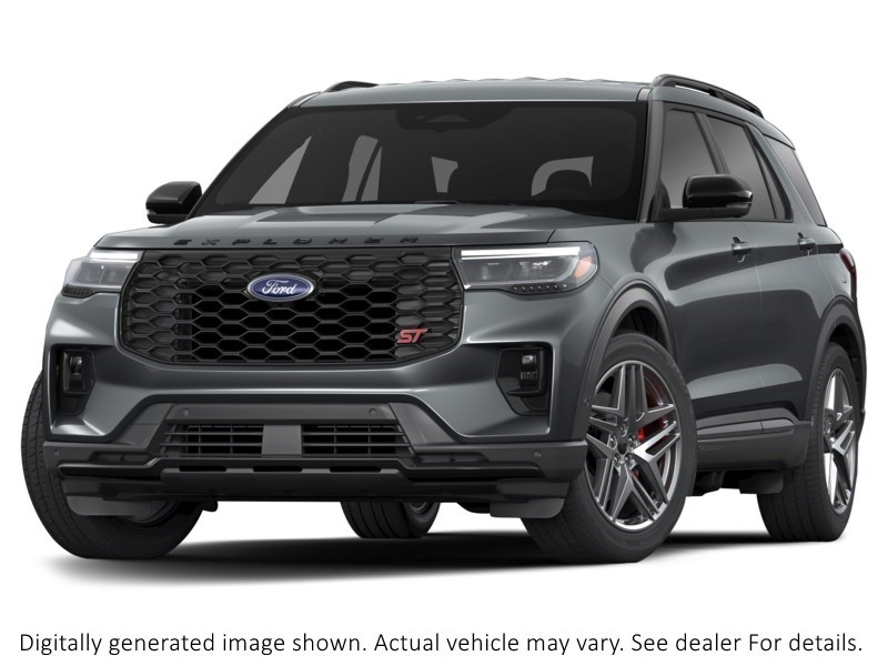 2025 FORD EXPLORER ST 4WD Carbonized Grey Metallic  Shot 1