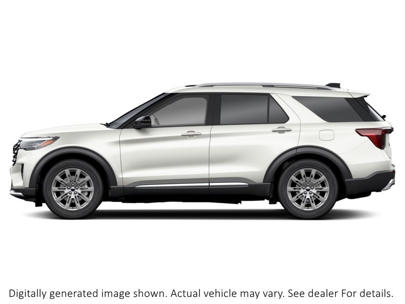 2025 Ford Explorer Platinum | 4WD | 3.0L | ULTIMATE PKG | 21s Star White Metallic Tri-Coat  Shot 4