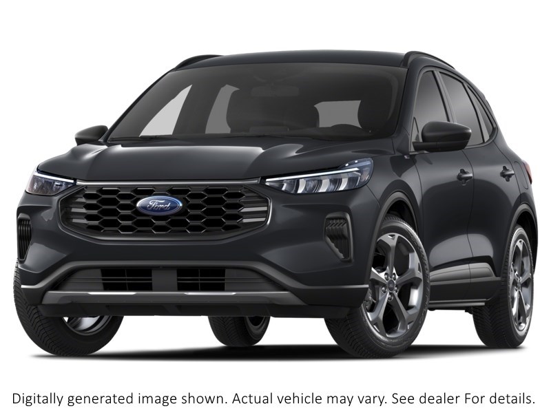 2025 Ford Escape ST-Line | AWD | HEV | TECH PK | HTD STR WHL Agate Black Metallic  Shot 1